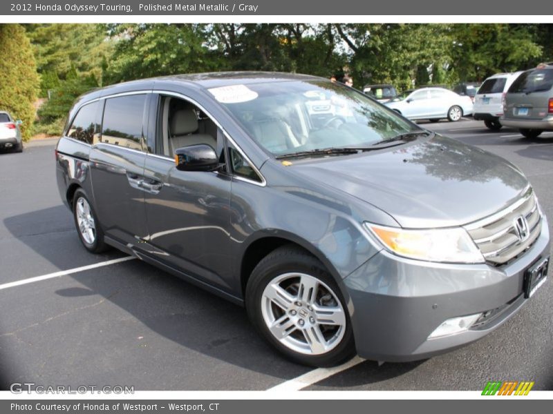 Polished Metal Metallic / Gray 2012 Honda Odyssey Touring