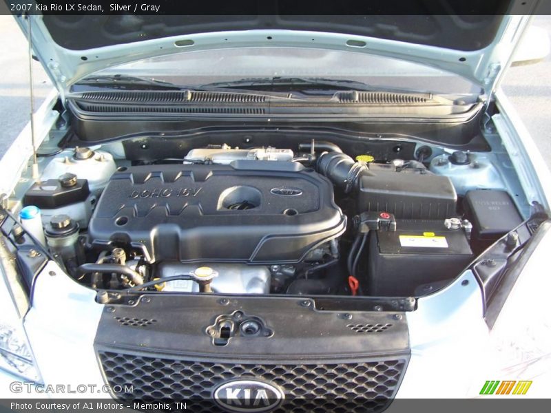 Silver / Gray 2007 Kia Rio LX Sedan