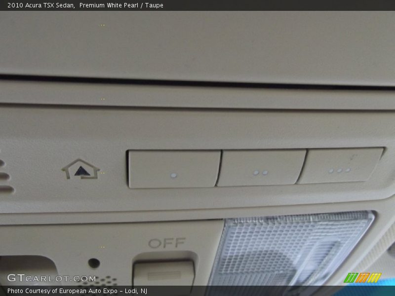 Premium White Pearl / Taupe 2010 Acura TSX Sedan