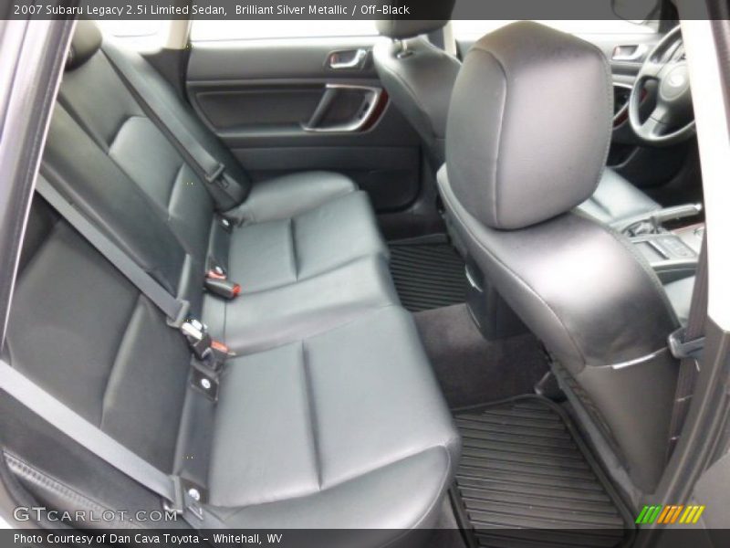 Brilliant Silver Metallic / Off-Black 2007 Subaru Legacy 2.5i Limited Sedan