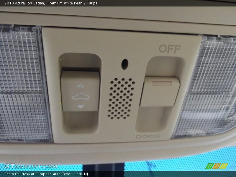 Premium White Pearl / Taupe 2010 Acura TSX Sedan