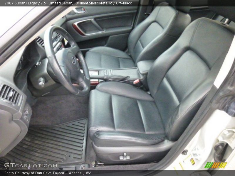 Brilliant Silver Metallic / Off-Black 2007 Subaru Legacy 2.5i Limited Sedan
