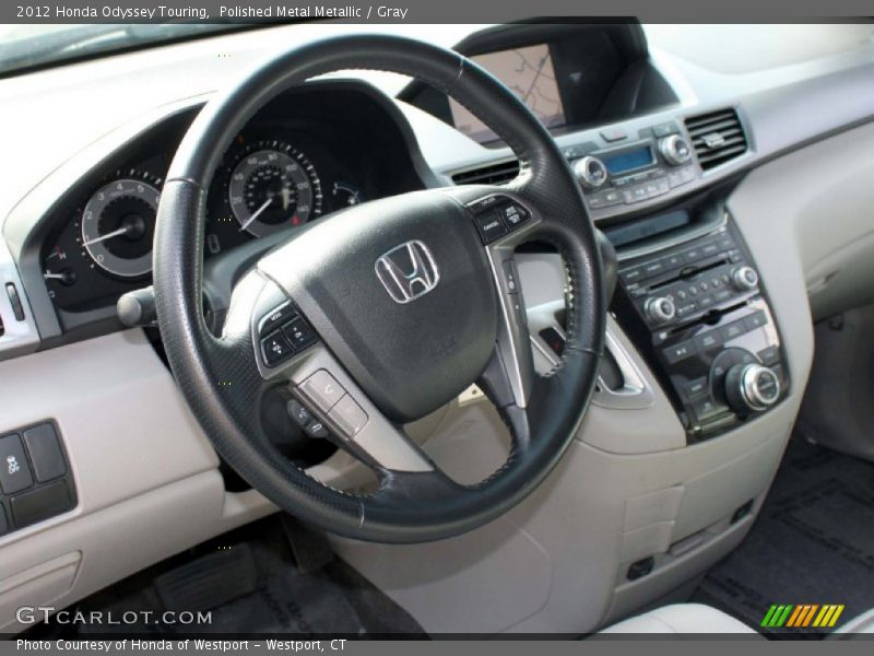 Polished Metal Metallic / Gray 2012 Honda Odyssey Touring