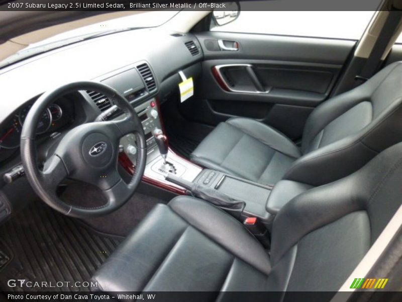 Brilliant Silver Metallic / Off-Black 2007 Subaru Legacy 2.5i Limited Sedan