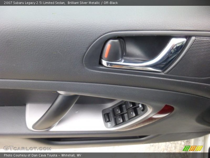 Brilliant Silver Metallic / Off-Black 2007 Subaru Legacy 2.5i Limited Sedan