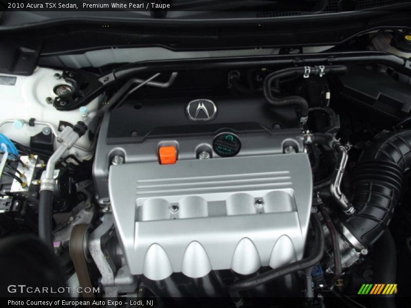 Premium White Pearl / Taupe 2010 Acura TSX Sedan