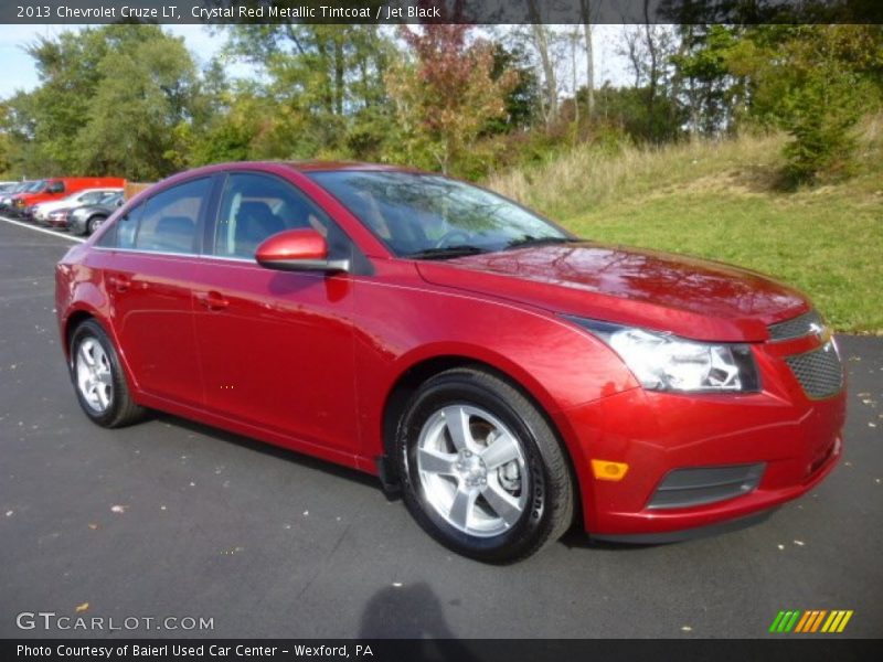 Crystal Red Metallic Tintcoat / Jet Black 2013 Chevrolet Cruze LT
