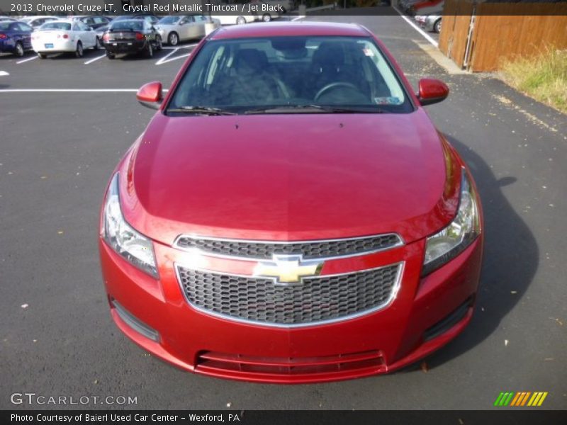Crystal Red Metallic Tintcoat / Jet Black 2013 Chevrolet Cruze LT