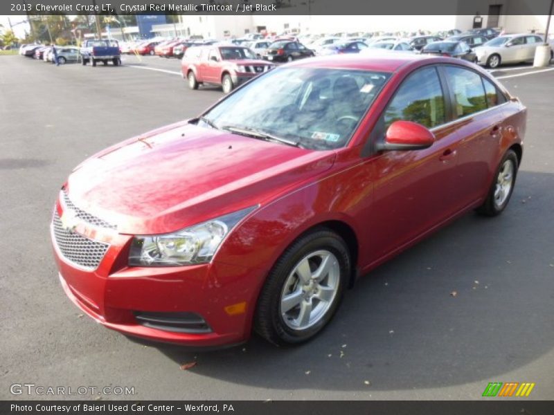 Crystal Red Metallic Tintcoat / Jet Black 2013 Chevrolet Cruze LT