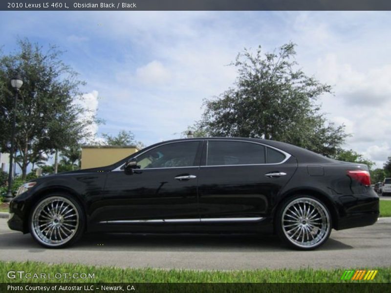 Obsidian Black / Black 2010 Lexus LS 460 L
