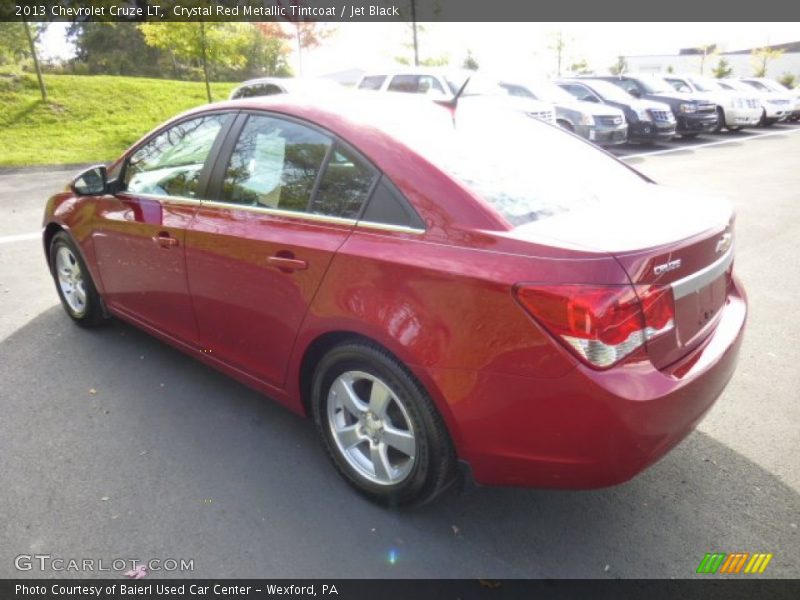 Crystal Red Metallic Tintcoat / Jet Black 2013 Chevrolet Cruze LT