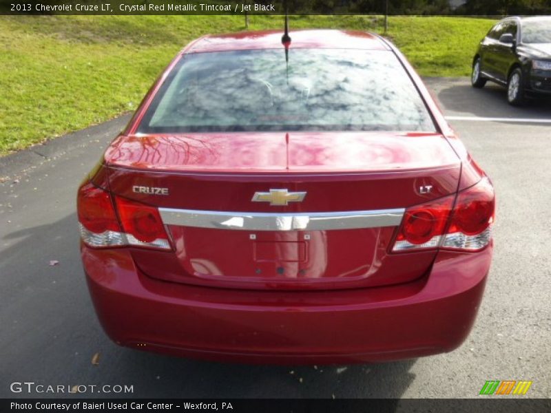 Crystal Red Metallic Tintcoat / Jet Black 2013 Chevrolet Cruze LT