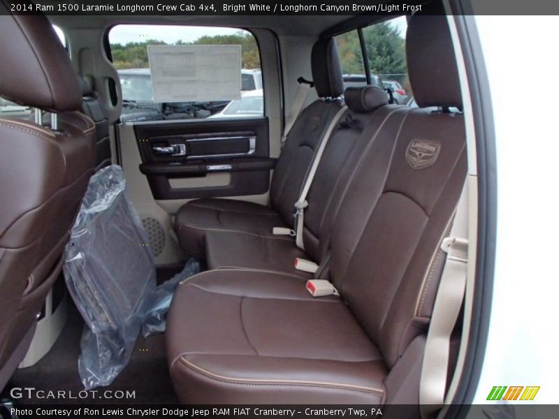 Rear Seat of 2014 1500 Laramie Longhorn Crew Cab 4x4