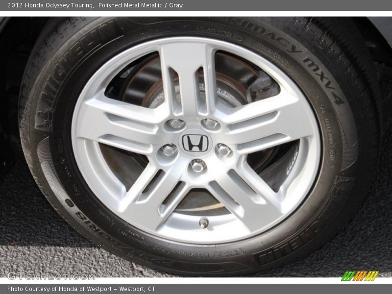 Polished Metal Metallic / Gray 2012 Honda Odyssey Touring