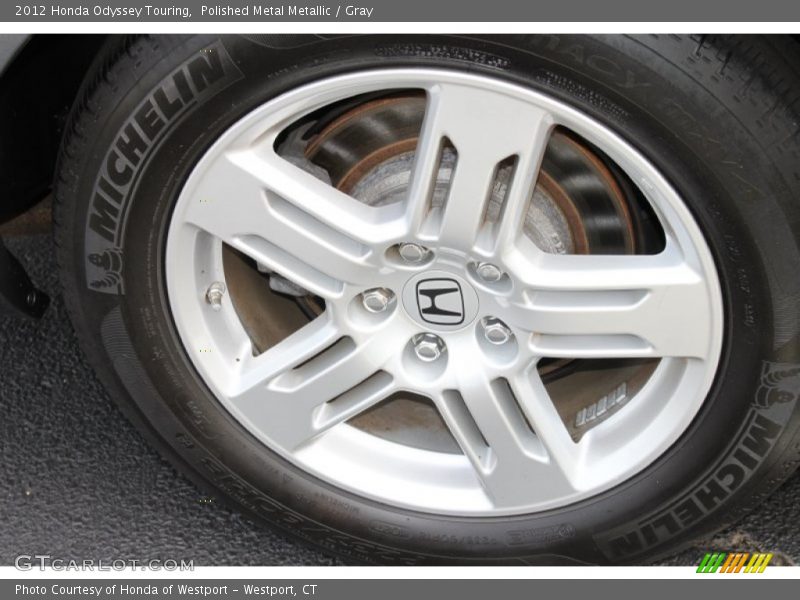 Polished Metal Metallic / Gray 2012 Honda Odyssey Touring