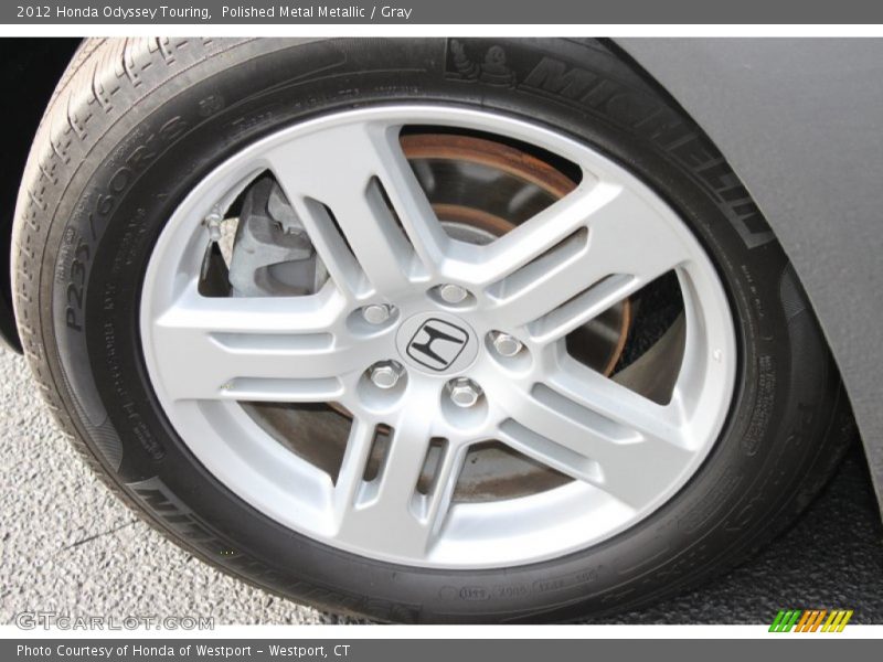 Polished Metal Metallic / Gray 2012 Honda Odyssey Touring