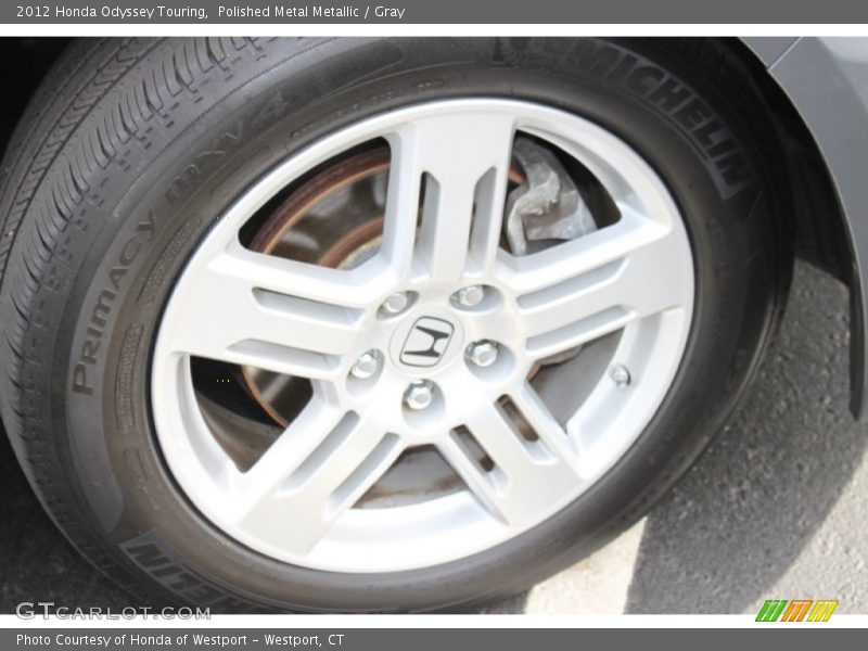 Polished Metal Metallic / Gray 2012 Honda Odyssey Touring