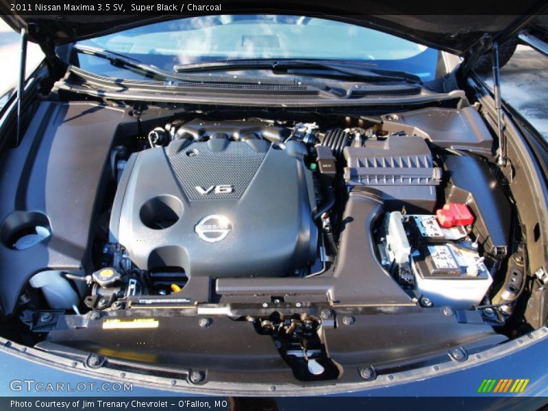 Super Black / Charcoal 2011 Nissan Maxima 3.5 SV
