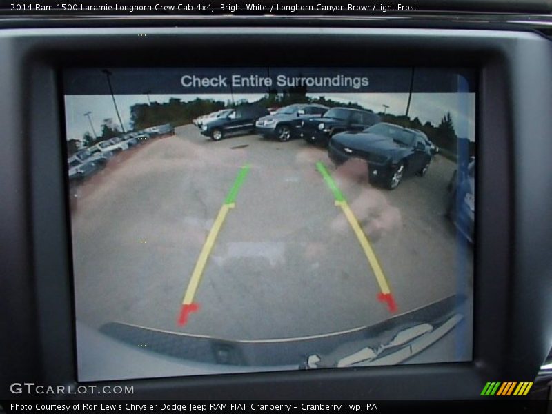 Bright White / Longhorn Canyon Brown/Light Frost 2014 Ram 1500 Laramie Longhorn Crew Cab 4x4