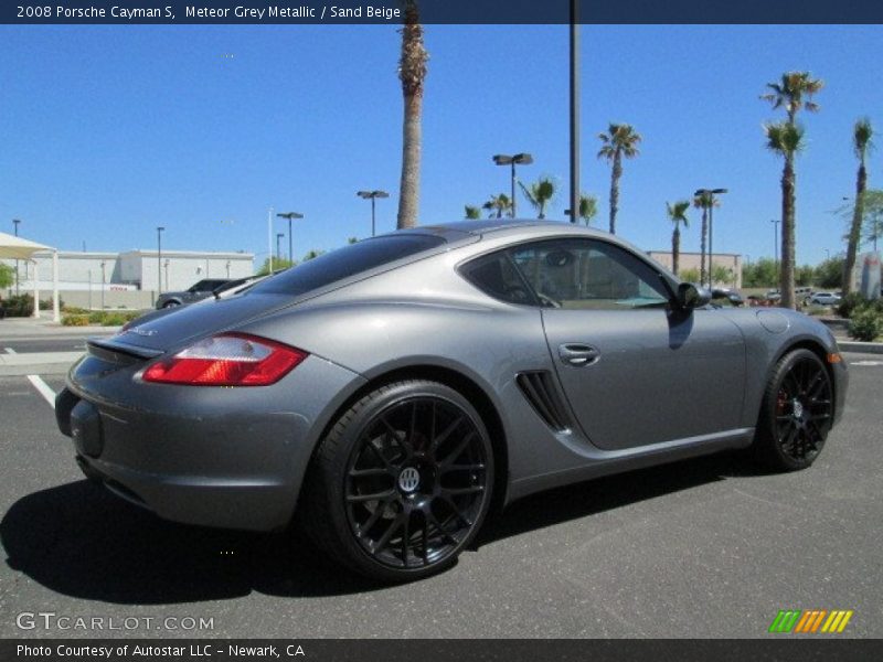 Meteor Grey Metallic / Sand Beige 2008 Porsche Cayman S