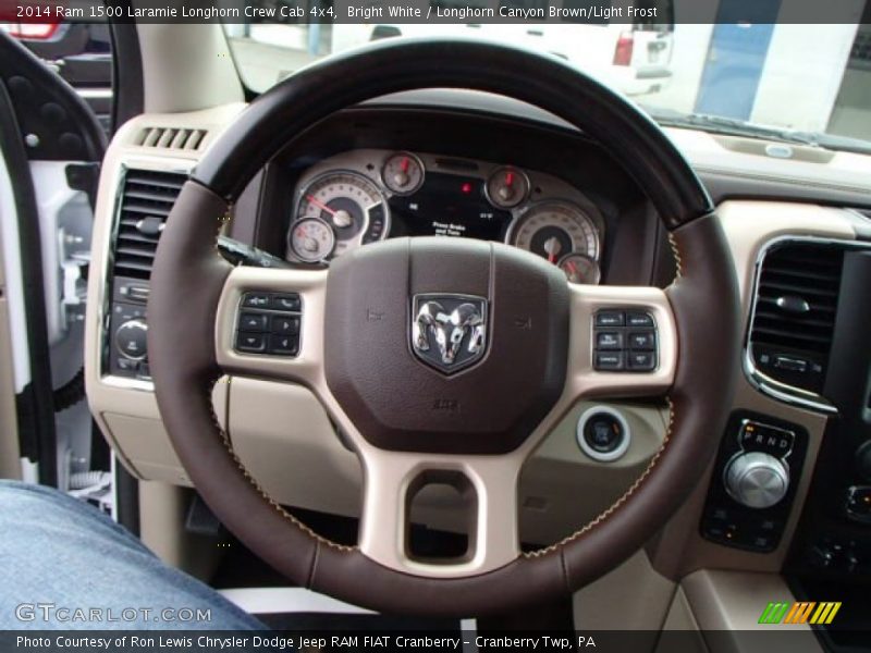 2014 1500 Laramie Longhorn Crew Cab 4x4 Steering Wheel
