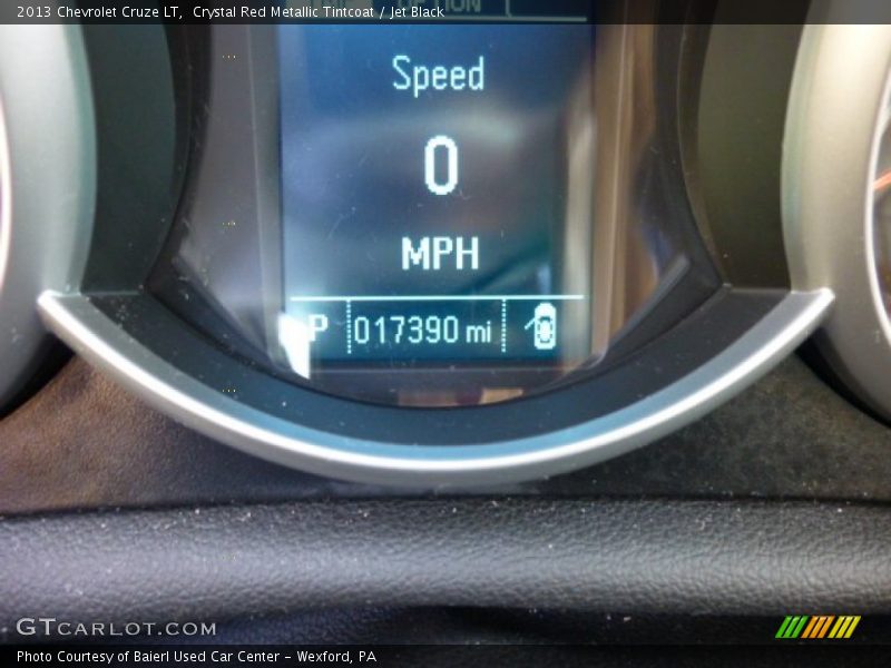 Crystal Red Metallic Tintcoat / Jet Black 2013 Chevrolet Cruze LT