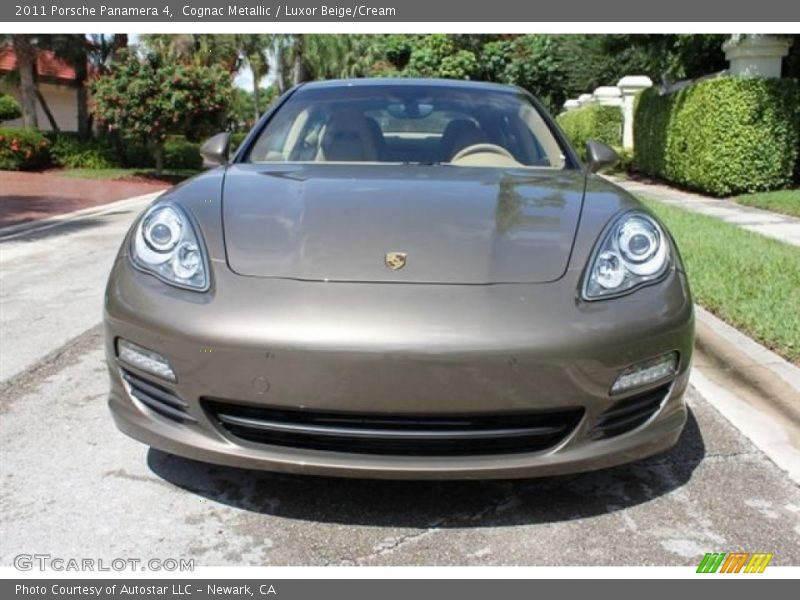 Cognac Metallic / Luxor Beige/Cream 2011 Porsche Panamera 4