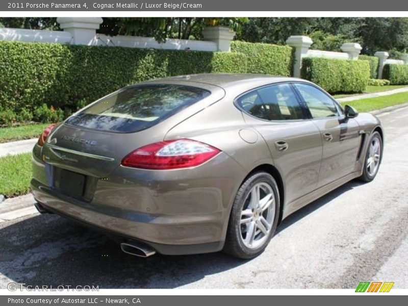 Cognac Metallic / Luxor Beige/Cream 2011 Porsche Panamera 4