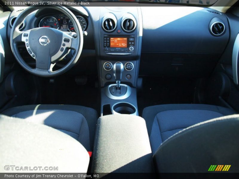 Silver Ice Metallic / Black 2011 Nissan Rogue SV