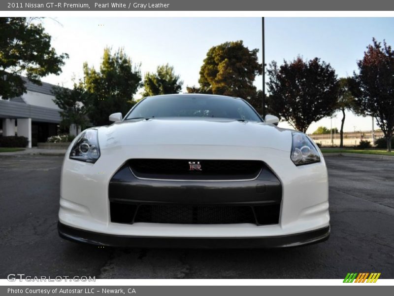 Pearl White / Gray Leather 2011 Nissan GT-R Premium