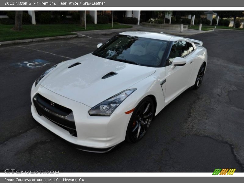 Pearl White / Gray Leather 2011 Nissan GT-R Premium