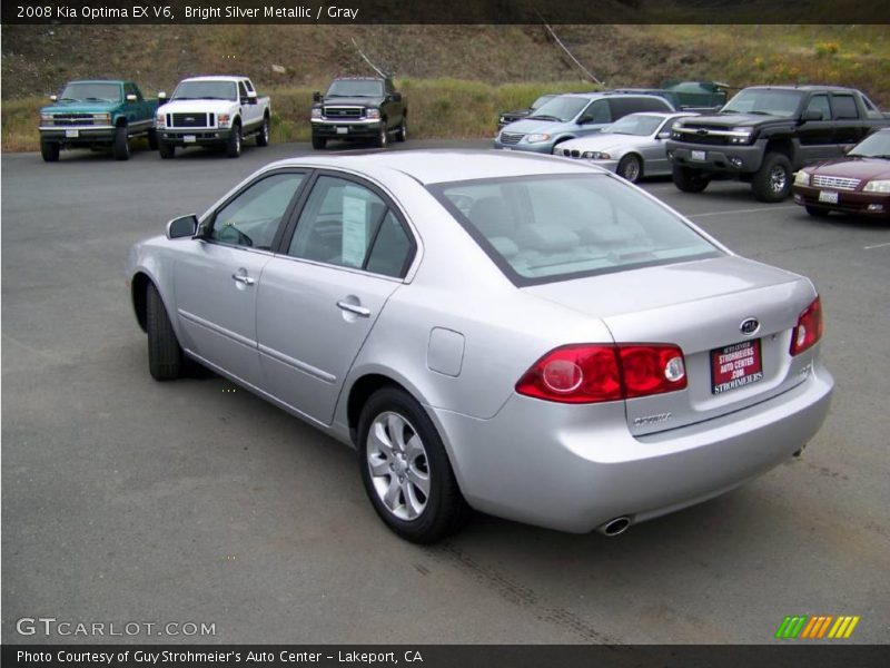 Bright Silver Metallic / Gray 2008 Kia Optima EX V6