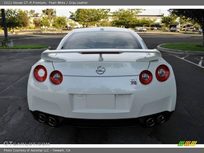 Pearl White / Gray Leather 2011 Nissan GT-R Premium