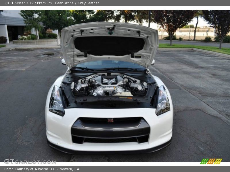 Pearl White / Gray Leather 2011 Nissan GT-R Premium