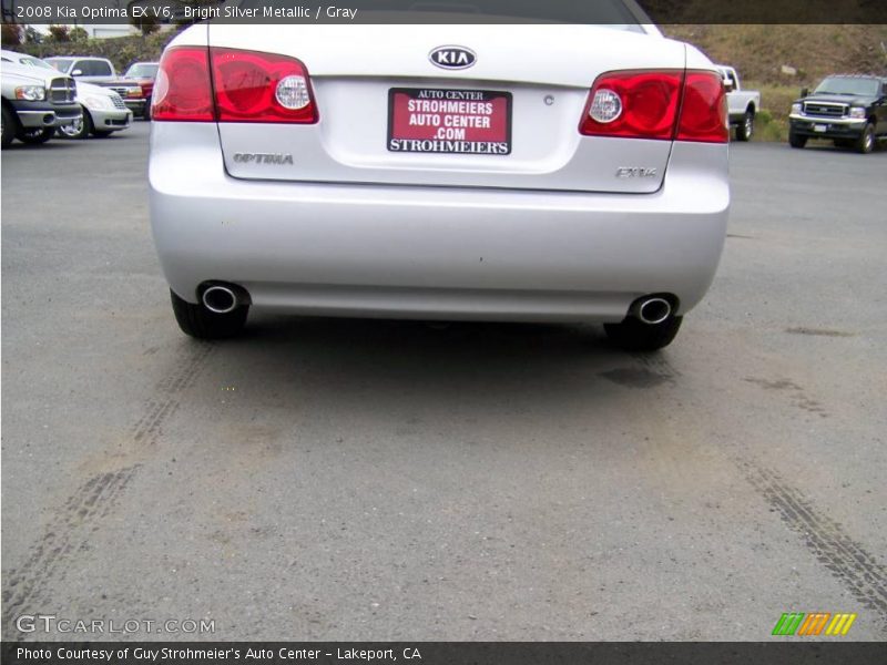 Bright Silver Metallic / Gray 2008 Kia Optima EX V6