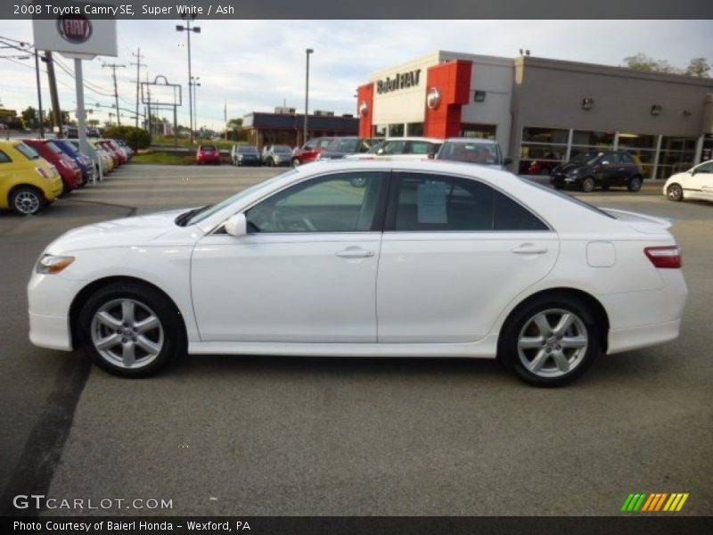 Super White / Ash 2008 Toyota Camry SE