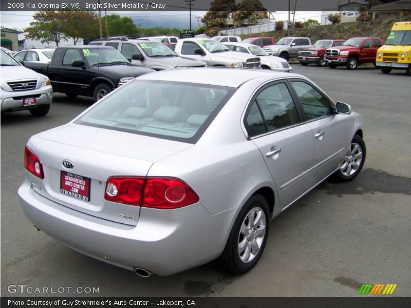 Bright Silver Metallic / Gray 2008 Kia Optima EX V6