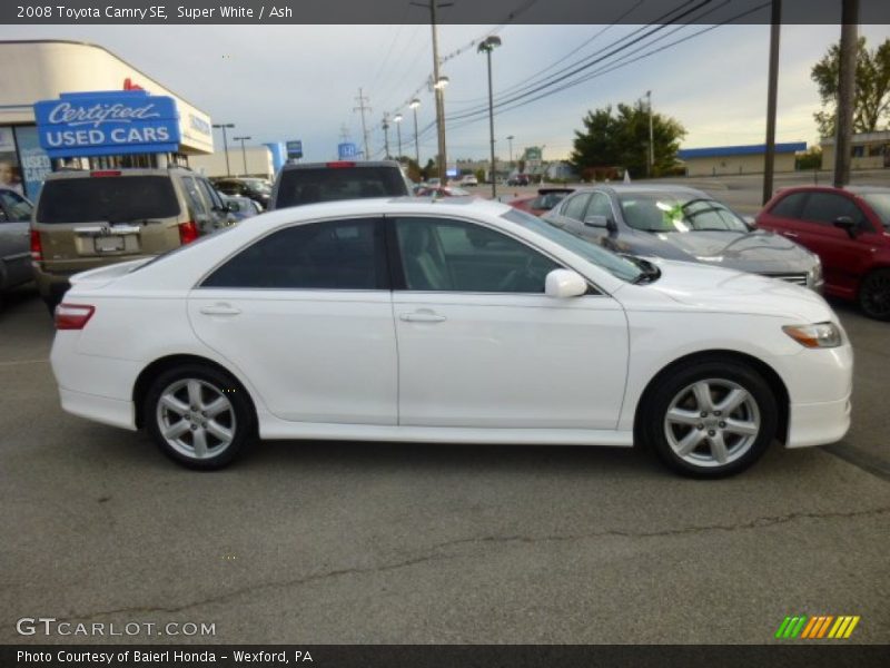 Super White / Ash 2008 Toyota Camry SE
