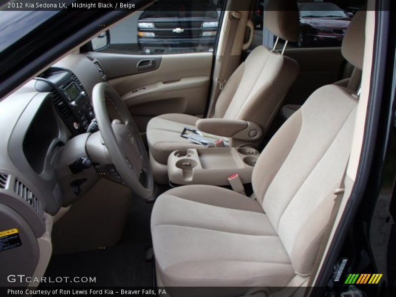 Midnight Black / Beige 2012 Kia Sedona LX