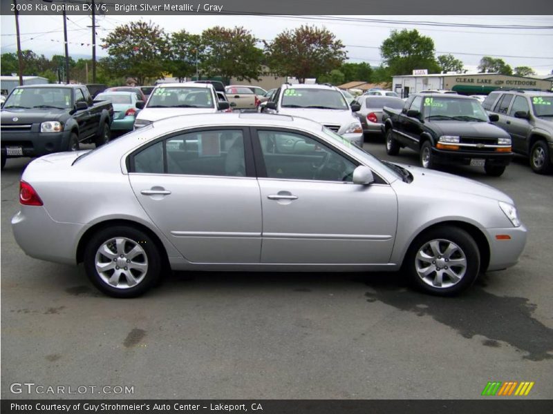 Bright Silver Metallic / Gray 2008 Kia Optima EX V6