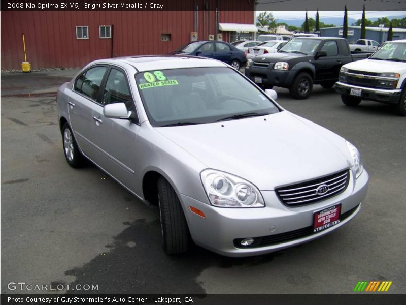 Bright Silver Metallic / Gray 2008 Kia Optima EX V6