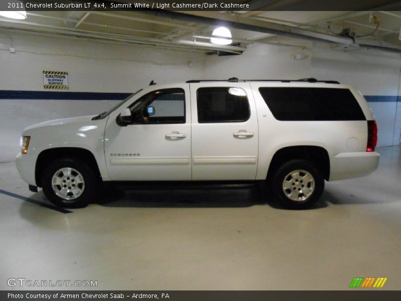 Summit White / Light Cashmere/Dark Cashmere 2011 Chevrolet Suburban LT 4x4