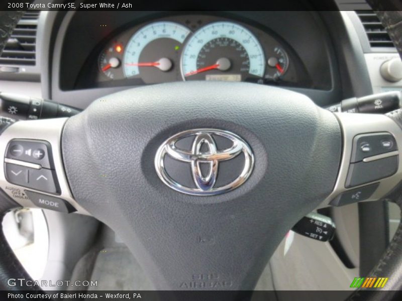 Super White / Ash 2008 Toyota Camry SE
