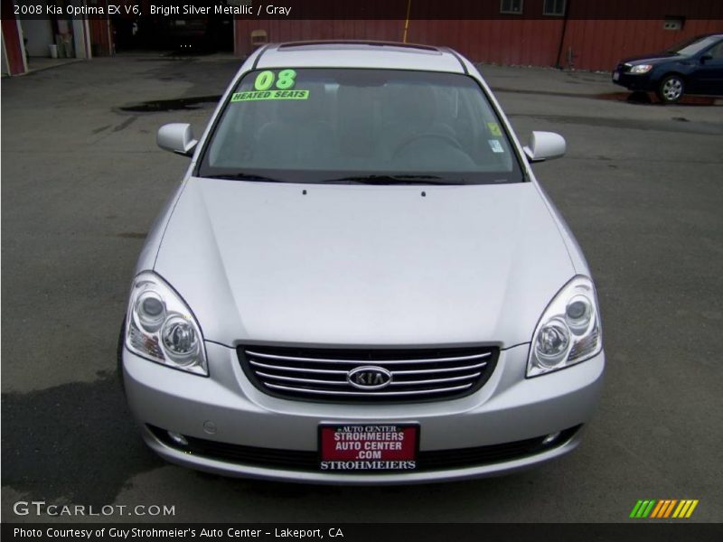 Bright Silver Metallic / Gray 2008 Kia Optima EX V6