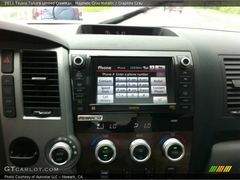 Magnetic Gray Metallic / Graphite Gray 2011 Toyota Tundra Limited CrewMax