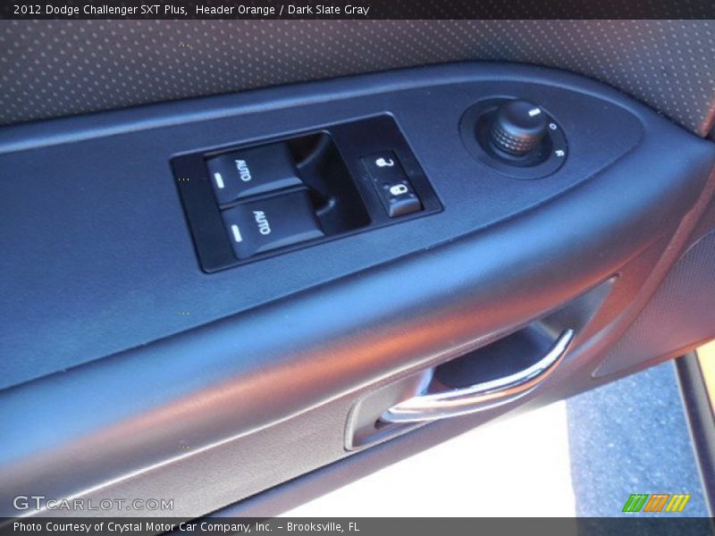 Header Orange / Dark Slate Gray 2012 Dodge Challenger SXT Plus