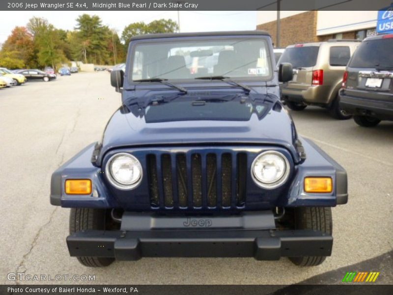 Midnight Blue Pearl / Dark Slate Gray 2006 Jeep Wrangler SE 4x4