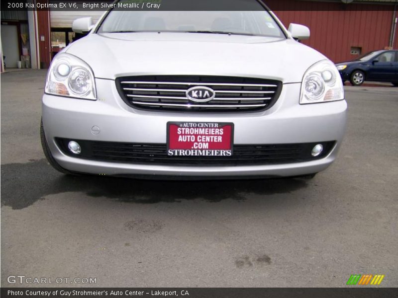 Bright Silver Metallic / Gray 2008 Kia Optima EX V6