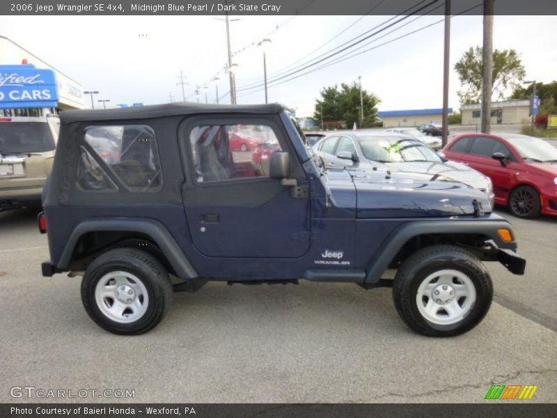 Midnight Blue Pearl / Dark Slate Gray 2006 Jeep Wrangler SE 4x4