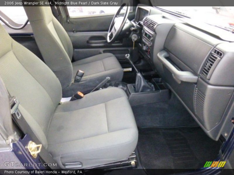 Midnight Blue Pearl / Dark Slate Gray 2006 Jeep Wrangler SE 4x4